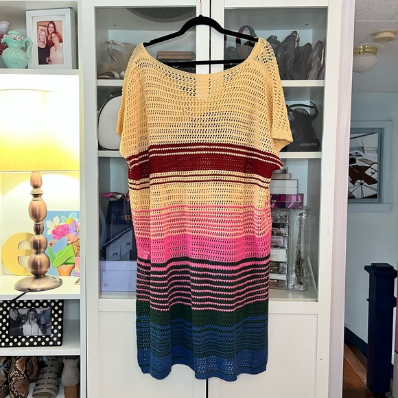 Colourful Crotchet Coverup Size 12 - Picture 5 of 5